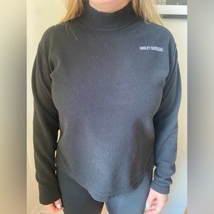 Mock-neck Harley Davidson sweatshirt